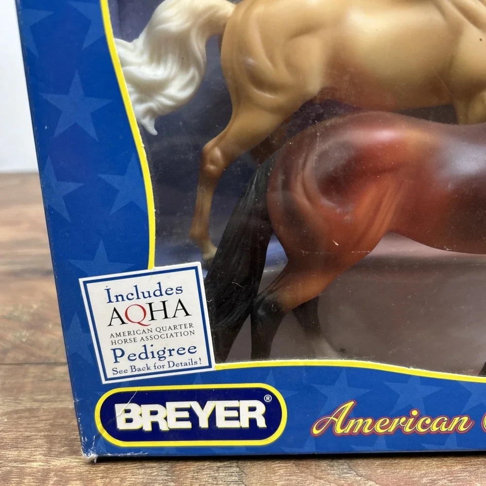 Vintage‎ Breyer #750102 American Quarter Horses Hollywood Gold Family New 2007